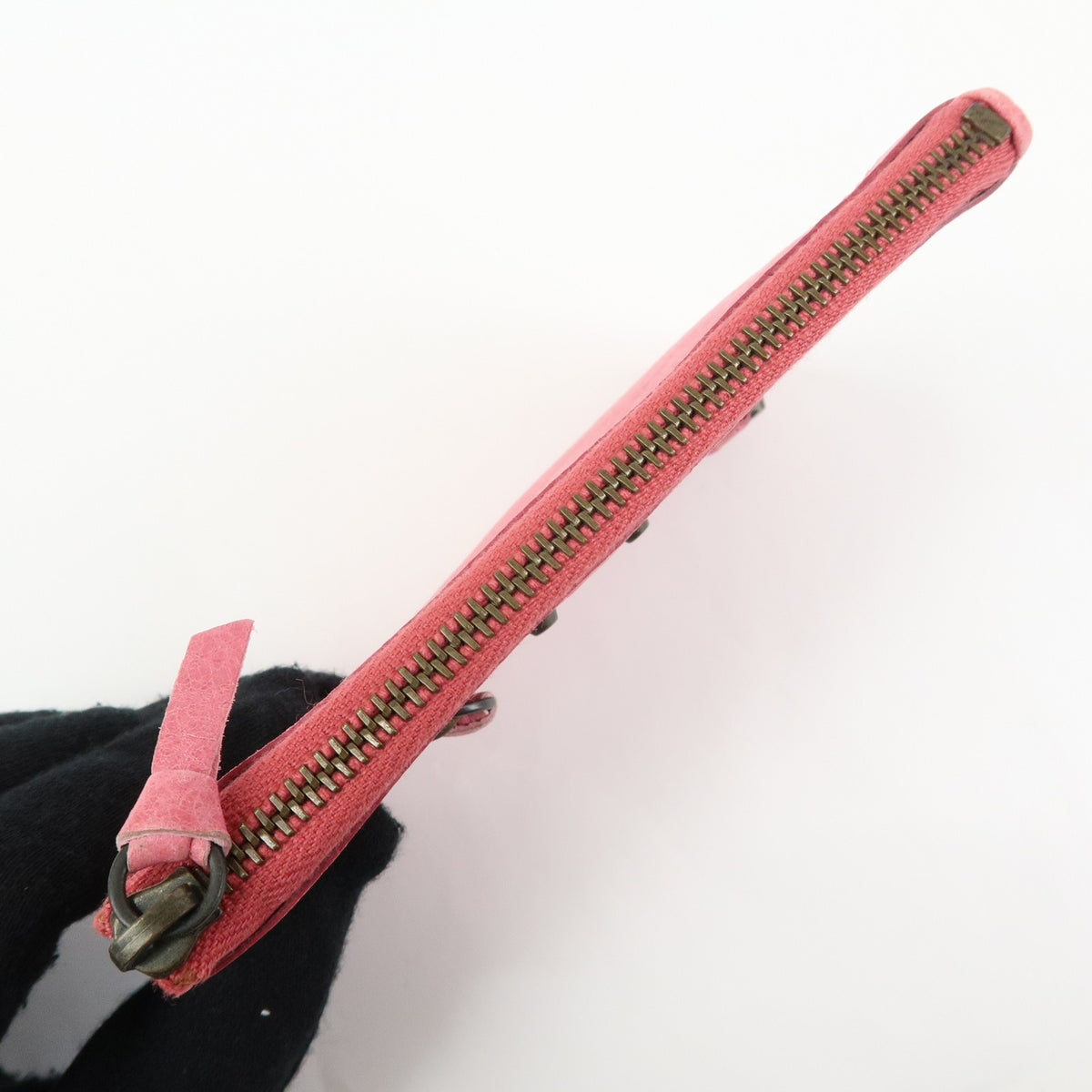 Balenciaga Classic Studs Reporter Leather Pink Leather Crossbody Bag Bag (Pre-Owned)