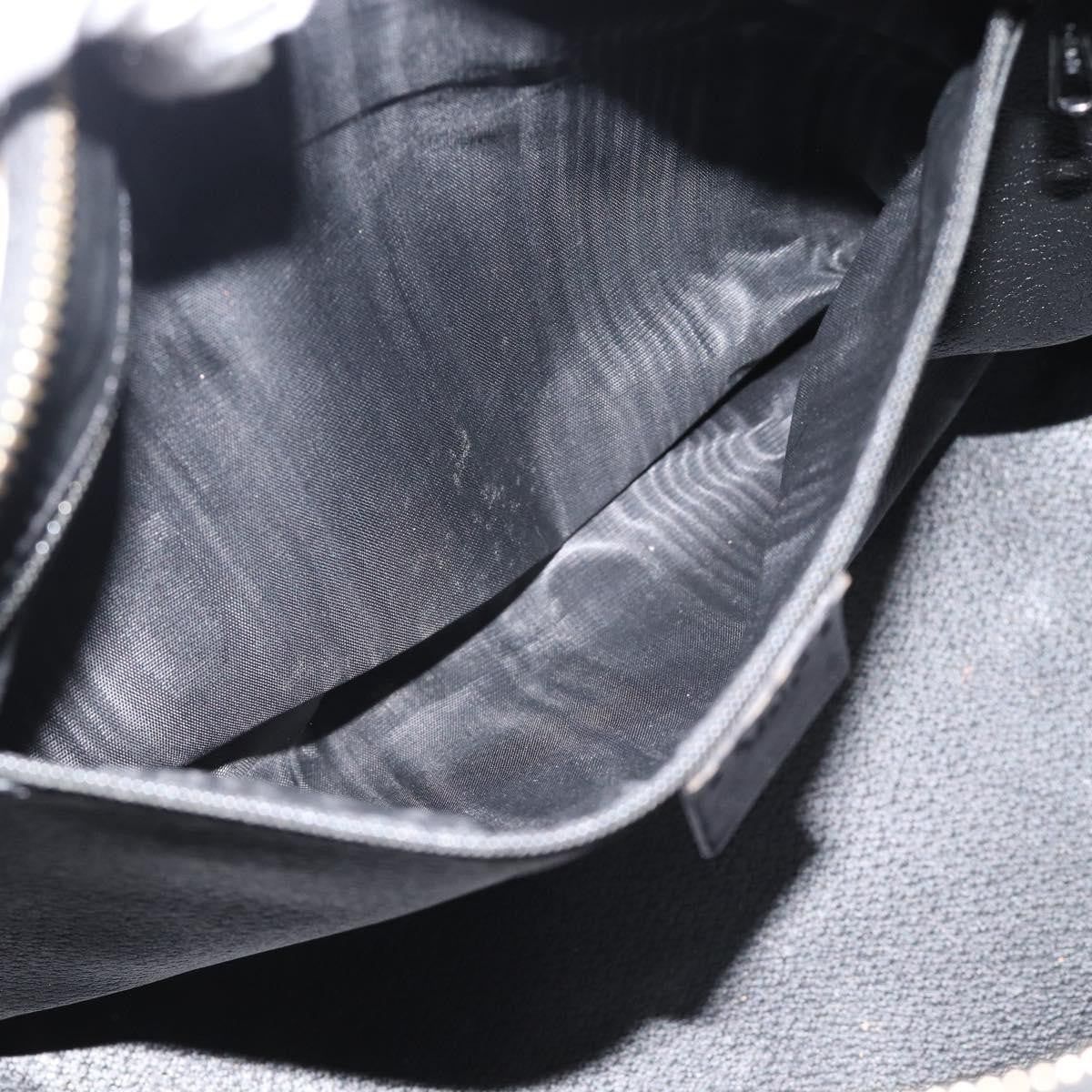 Celine Macadam Macadam With Leather Black Canvas Tote Bag Bag (Pre-Owned)