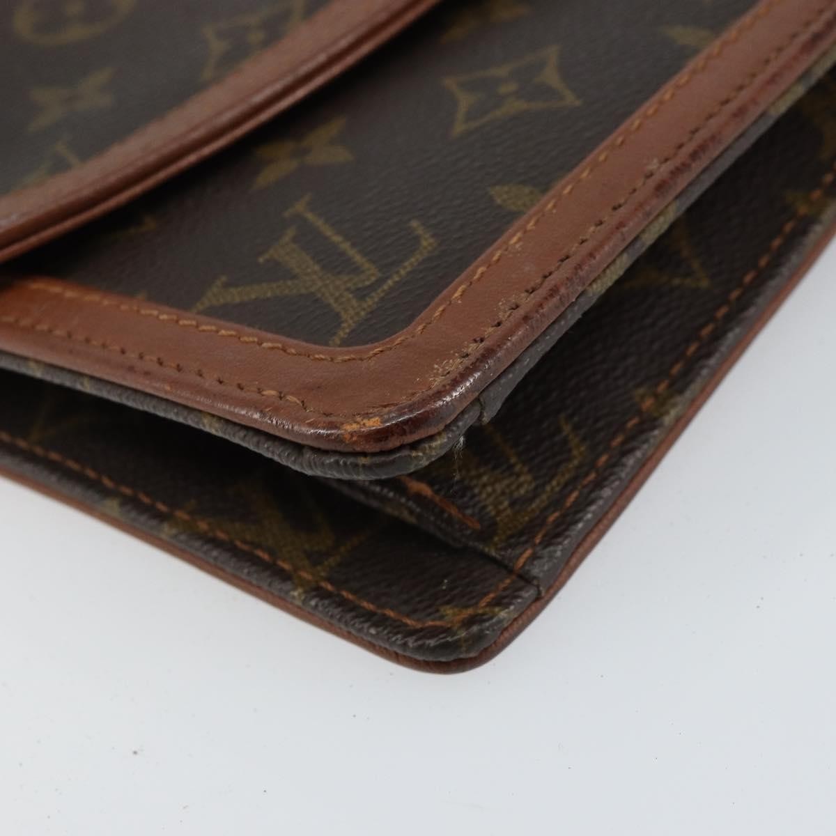 Louis Vuitton Dame Pochette Monogram Canvas Brown Canvas Clutche & Pouche Bag (Pre-Owned)