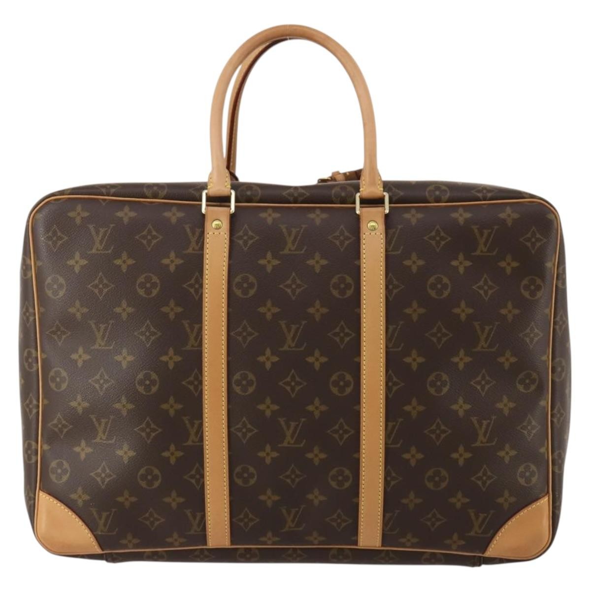 Louis Vuitton Sirius Monogram Brown Canvas Travel Bag Bag (Pre-Owned)