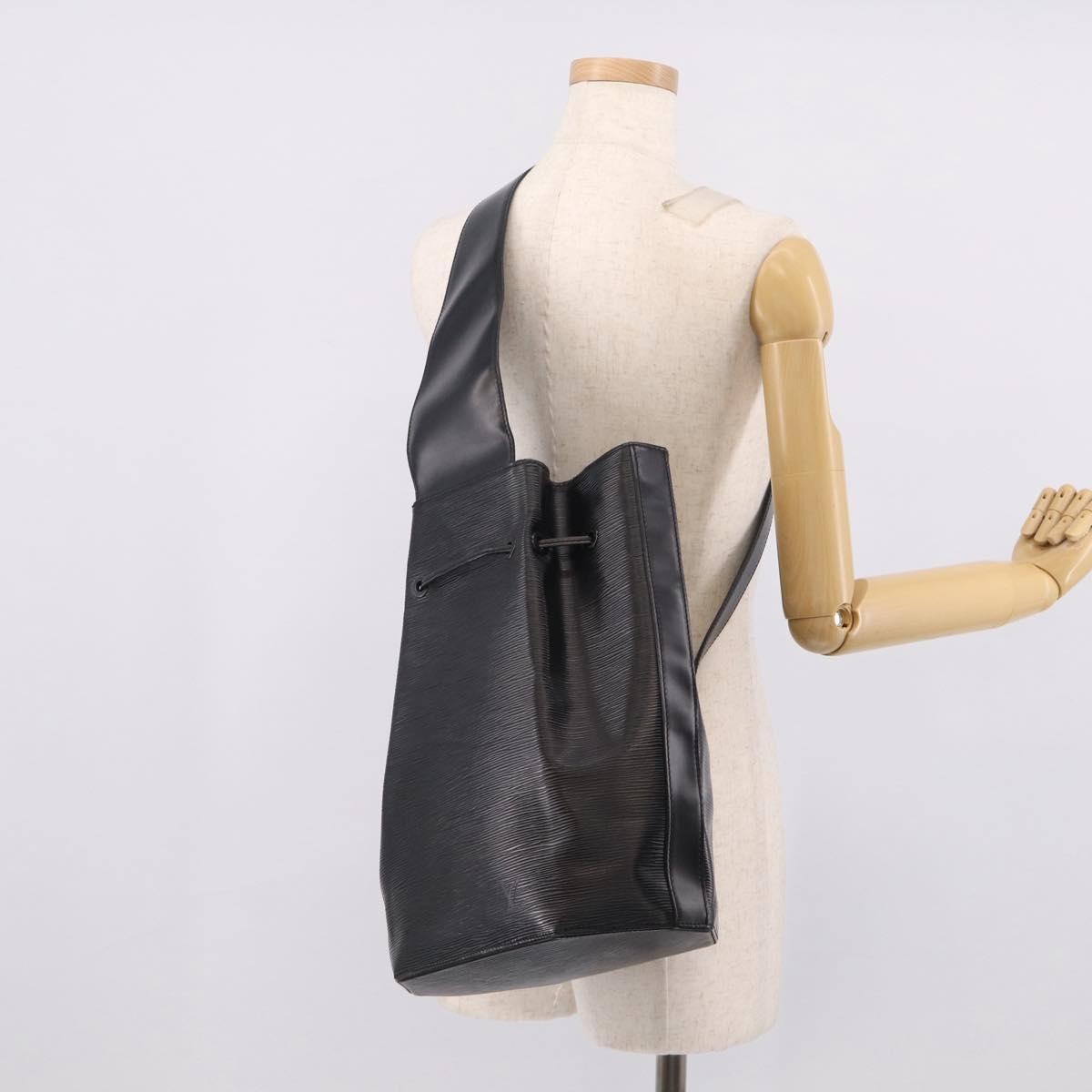 Louis Vuitton Sac A Dos Drawstring Epi Leather Black Leather Backpack Bag (Pre-Owned)