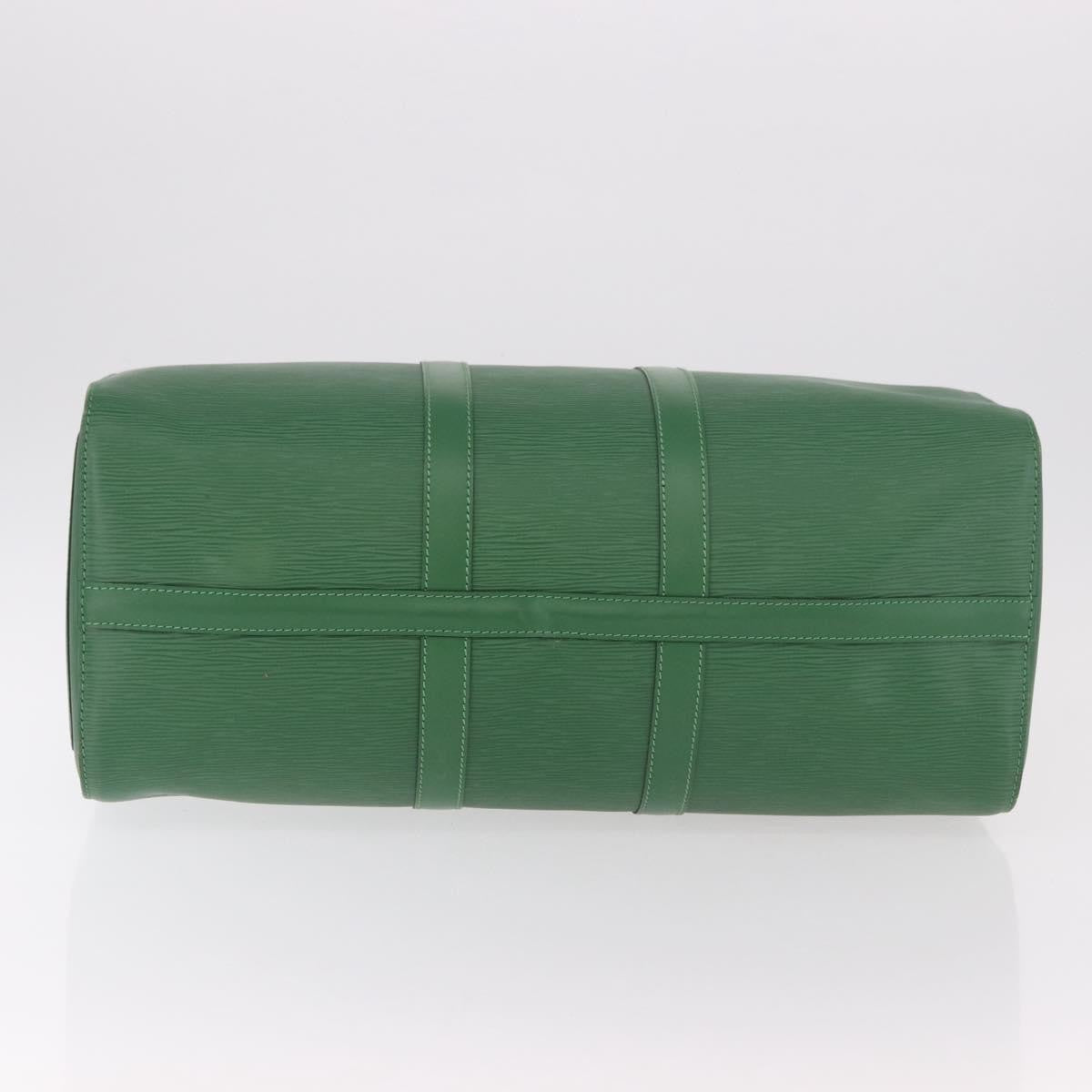 Louis Vuitton Keepall Epi Leather Green Leather Travel Bag Bag (Pre-Owned)