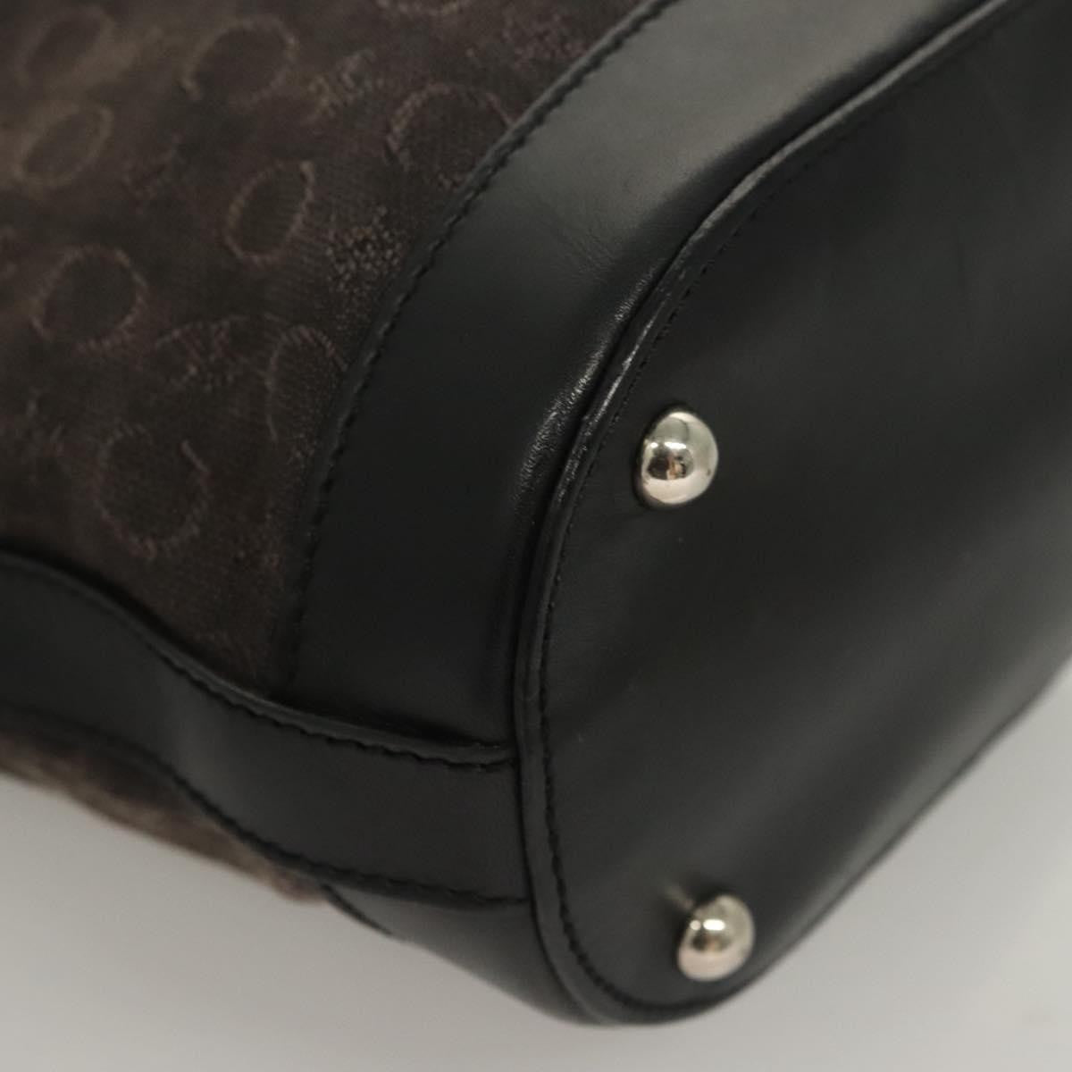Celine C Macadam Canvas Black Canvas Handbag (Pre-Owned)