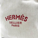 Hermès Aline White Cotton Shopper Bag (Pre-Owned)