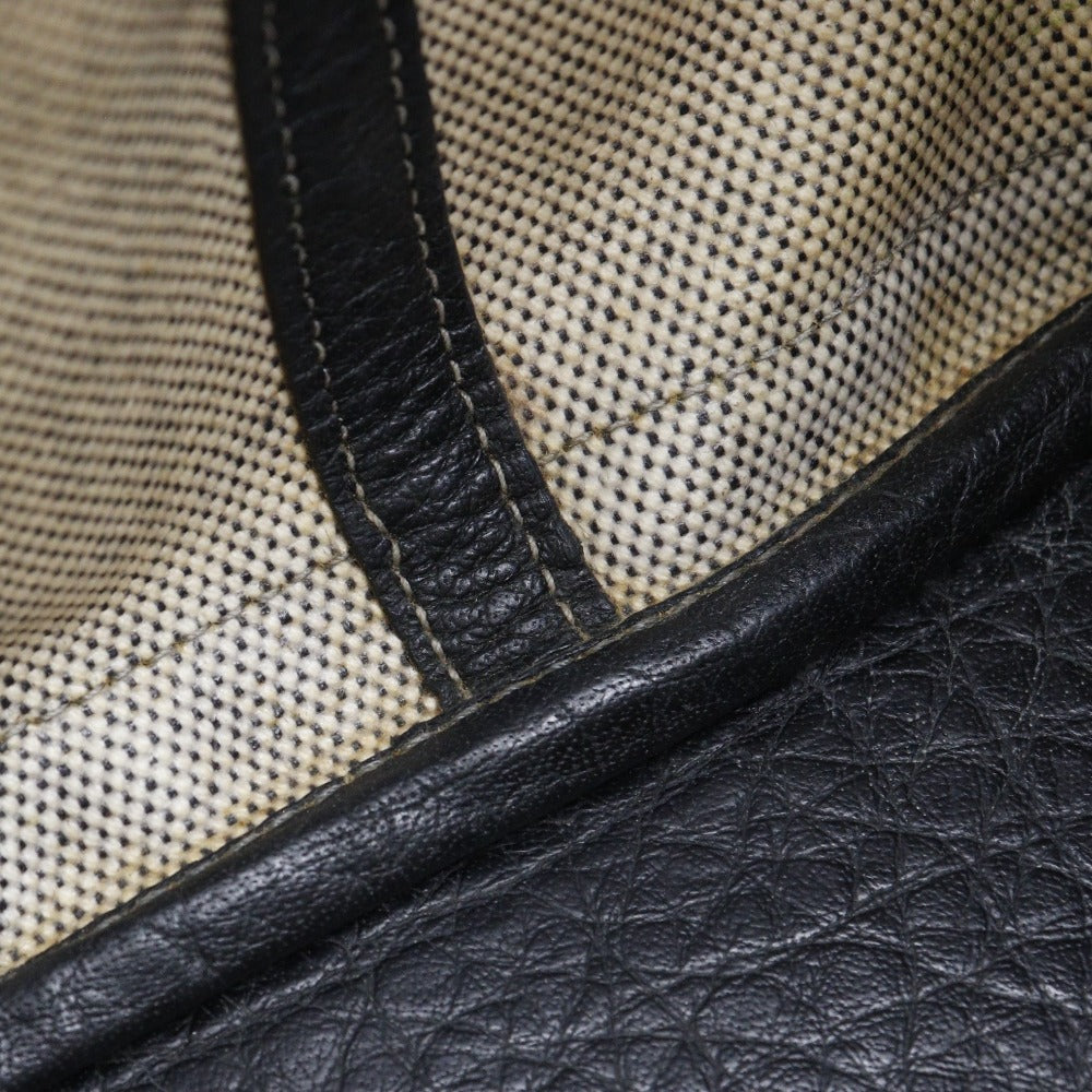 Hermès Garden Party Grey Canvas Tote Bag (Pre-Owned)