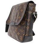 Louis Vuitton Bass Brown Canvas Shoulder Bag (Pre-Owned)