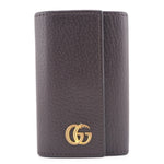 Gucci Gg Marmont Brown Leather Wallet  (Pre-Owned)