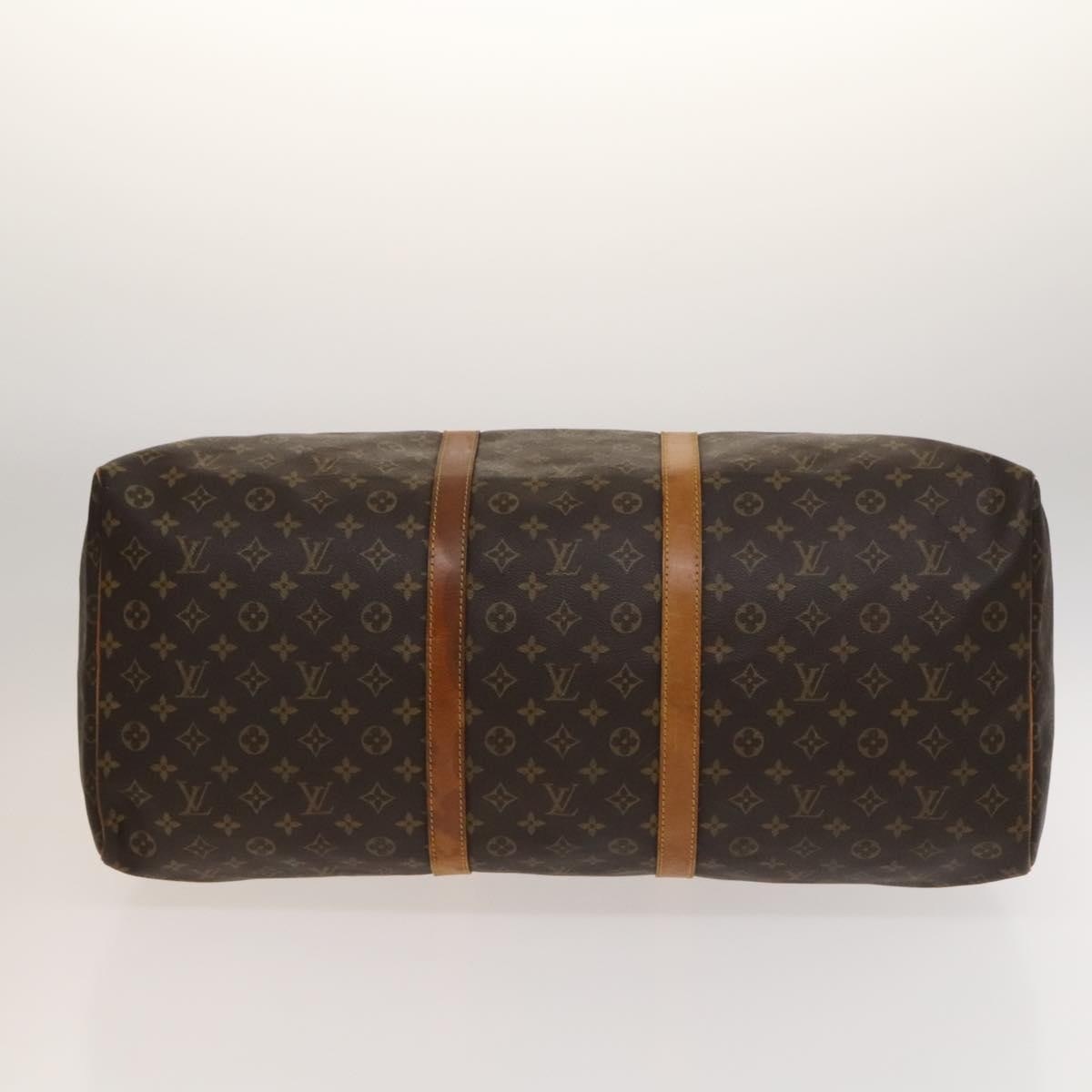 Louis Vuitton Keepall Monogram Canvas Brown Canvas Travel Bag Bag (Pre-Owned)