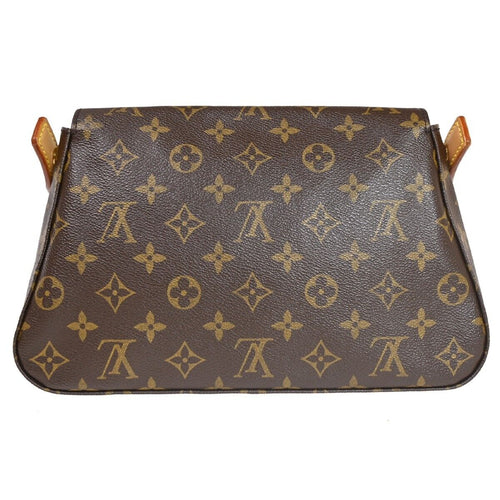 Louis Vuitton Mini Looping Brown Canvas Handbag (Pre-Owned)
