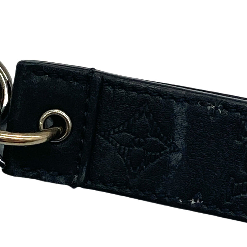 Louis Vuitton Bijoux De Sac Chaîne Et Porte Clés Black Leather Wallet Jewelry (Pre-Owned)