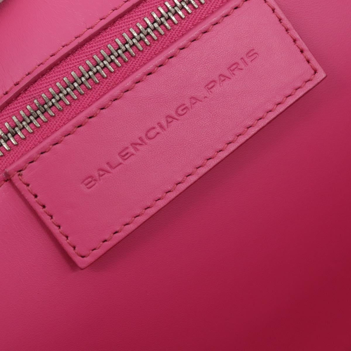 Balenciaga Vintage Tote Leather Pink Leather Tote Bag Bag (Pre-Owned)