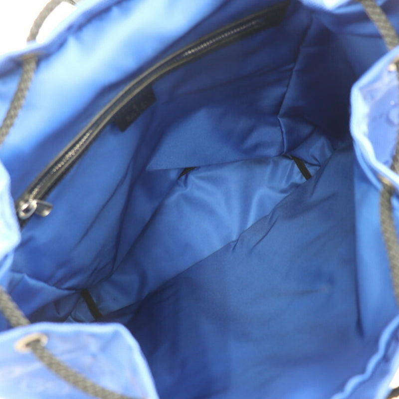 Gucci -- Blue Leather Backpack Bag (Pre-Owned)