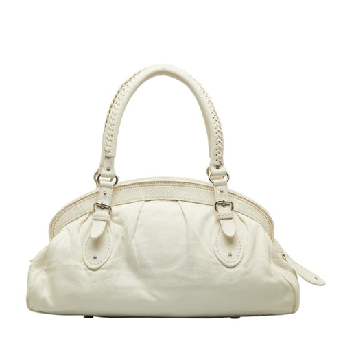 Dior My Dior White Leather Handbag (Pre-Owned)