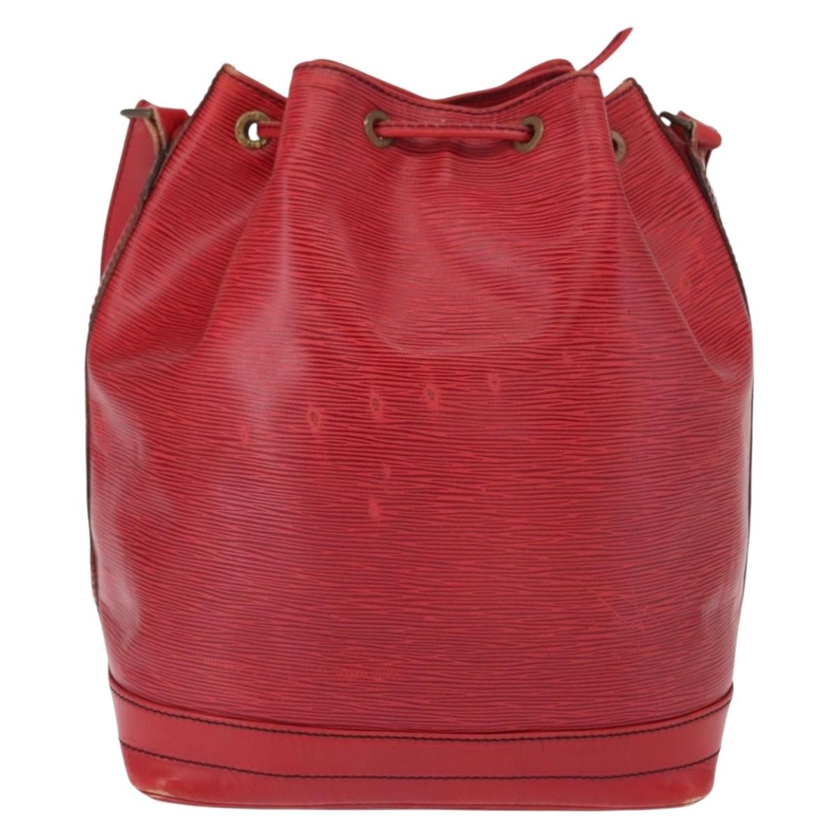 Louis Vuitton Noe Epi Leather Red Leather Shoulder Bag Bag (Pre-Owned)