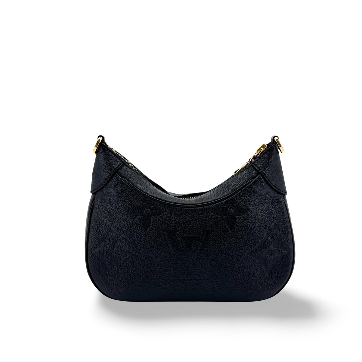 Louis Vuitton Bagatelle Nm Monogram Empreinte Giant Black Leather Handbag (Pre-Owned)