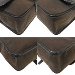 Prada Brown Canvas Shoulder Bag (Pre-Owned)