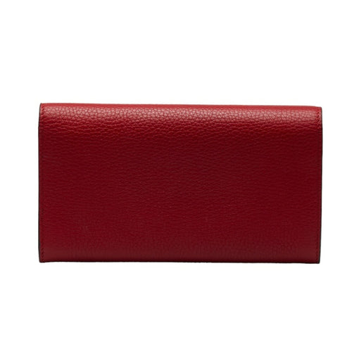 Gucci Portefeuille Animalier Red Leather Wallet  (Pre-Owned)