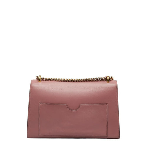 Gucci Pink Leather Shoulder Bag (Pre-Owned)