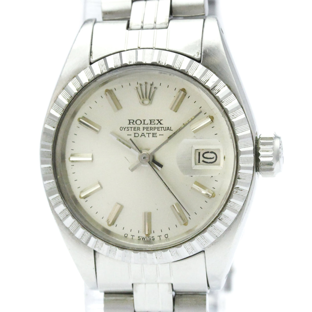 Rolex Oyster Perpetual Date Automatic Stainless Steel Watch (Pre-Owned)