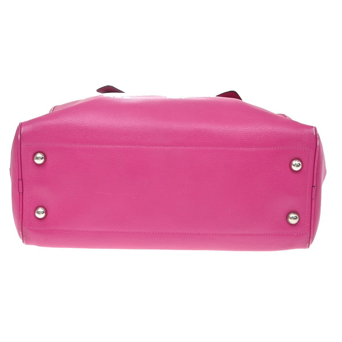 Loewe Heritage Boston Leather Pink Leather Handbag (Pre-Owned)