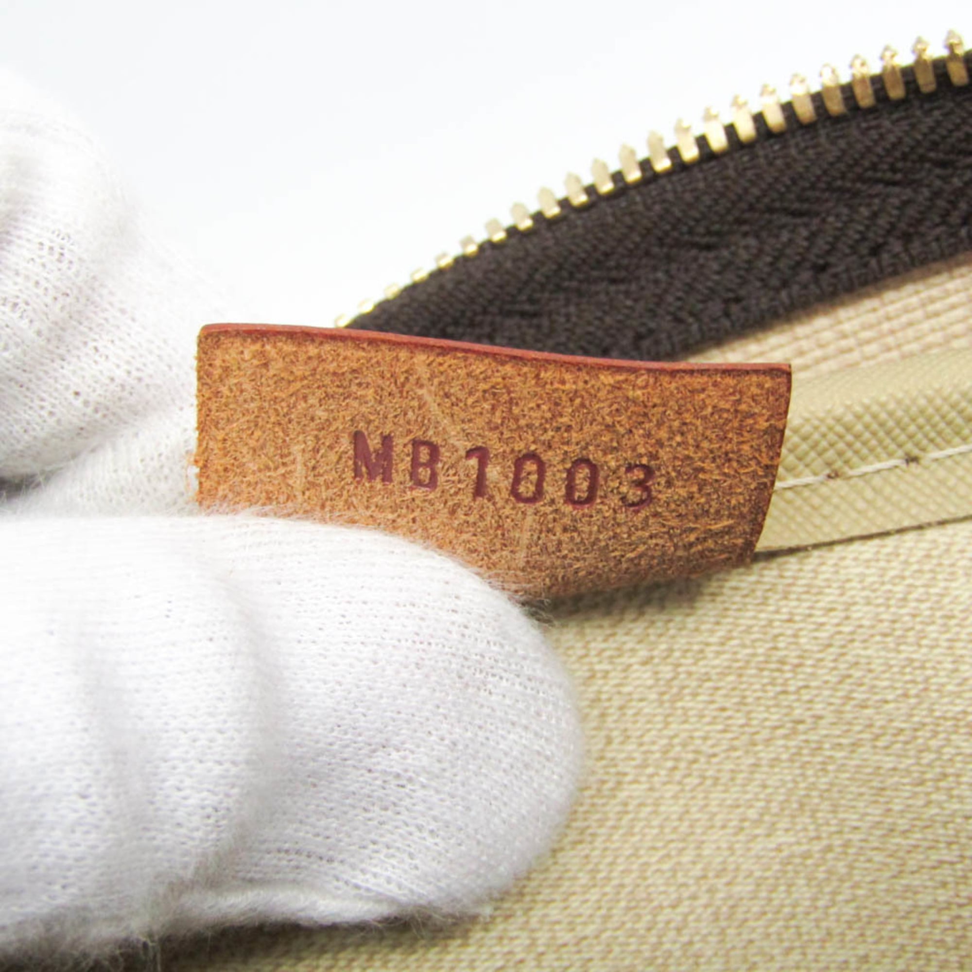 Louis Vuitton Deauville Monogram Brown Canvas Handbag (Pre-Owned)