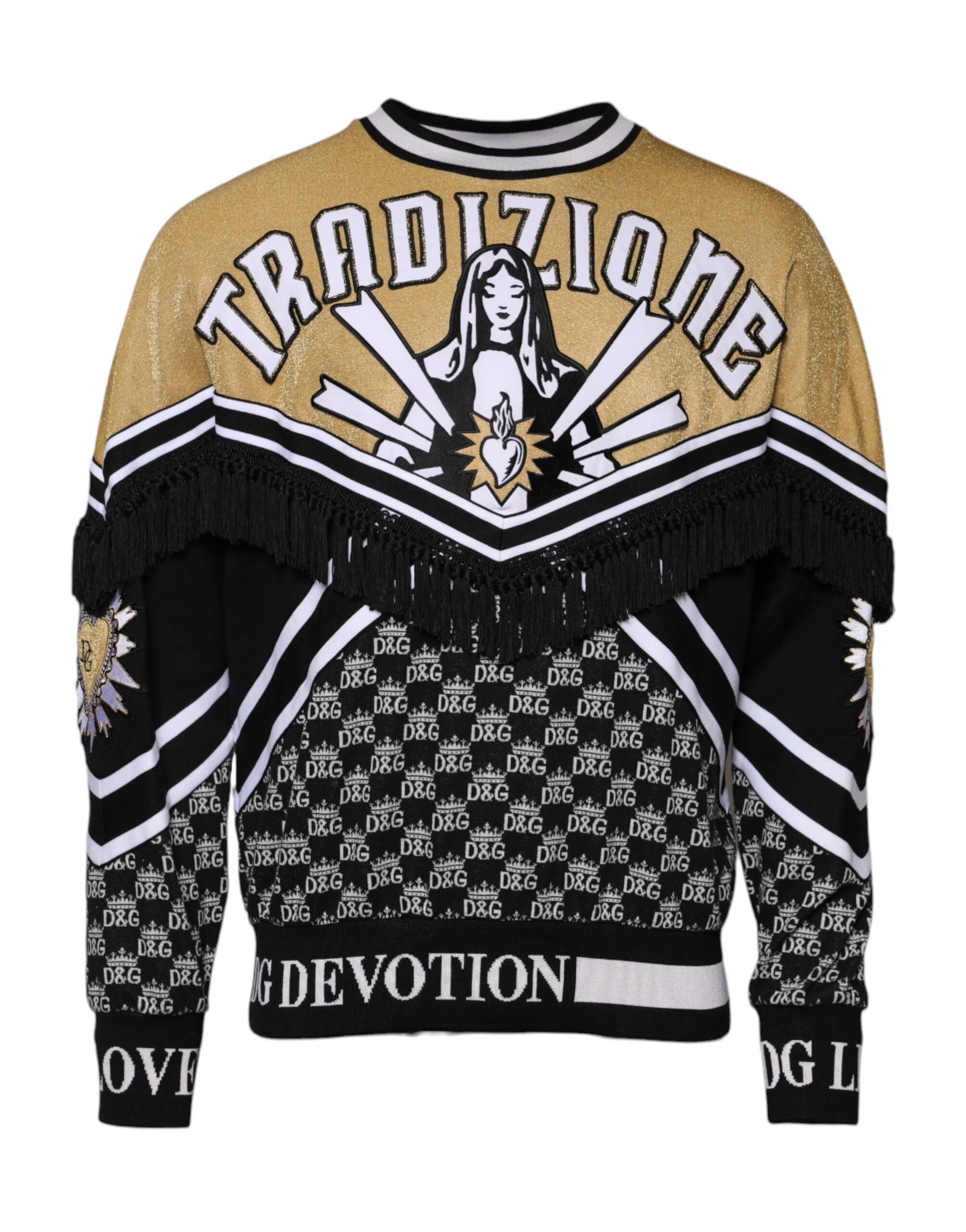 Dolce & Gabbana Multicolor Tradizione E Devotion Sweatshirt Men's Sweater