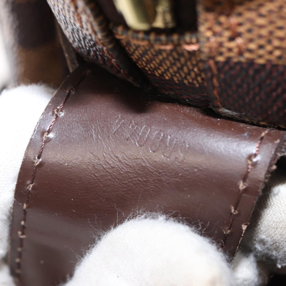 Louis Vuitton Naviglio Damier Ebene Brown Canvas Shoulder Bag Bag (Pre-Owned)