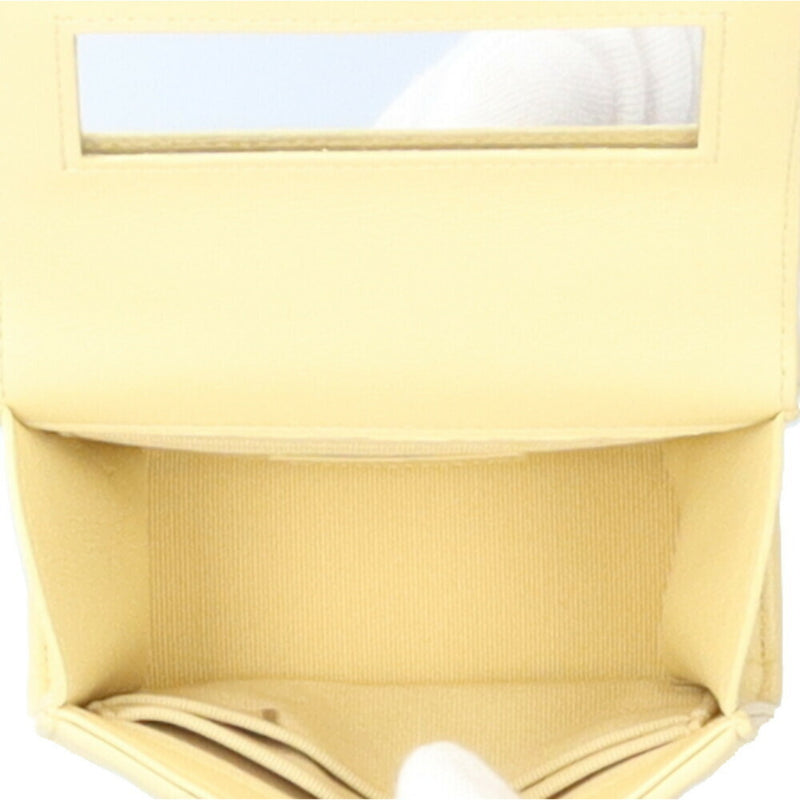 Chanel Matelassé Yellow Leather Handbag (Pre-Owned)