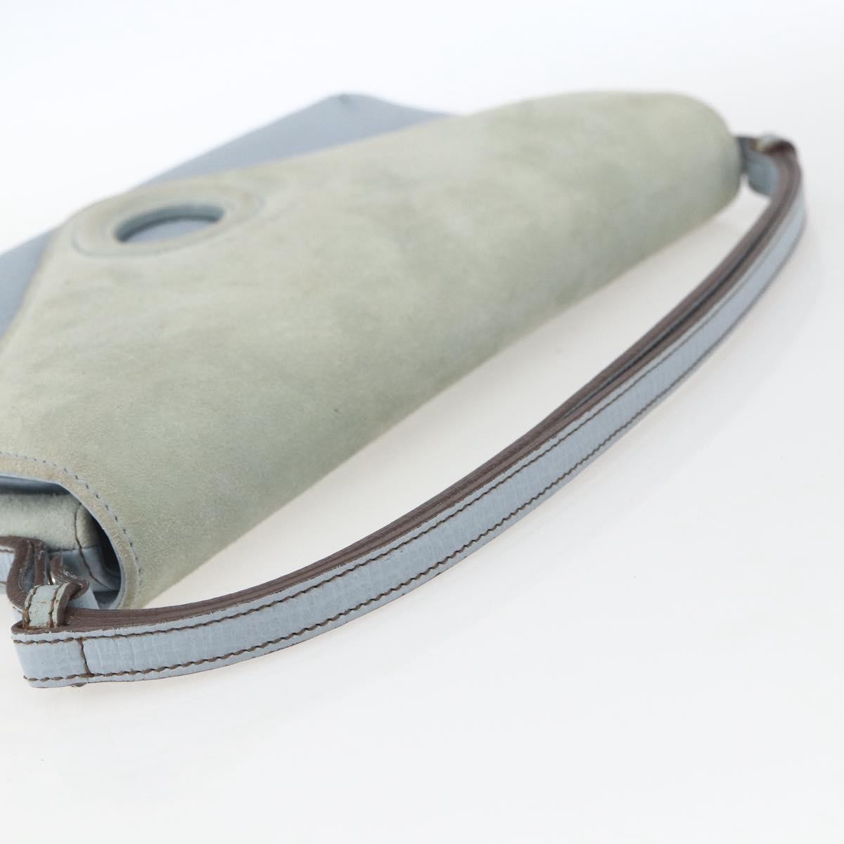 Loewe Vintage Leather Blue Leather Handbag (Pre-Owned)