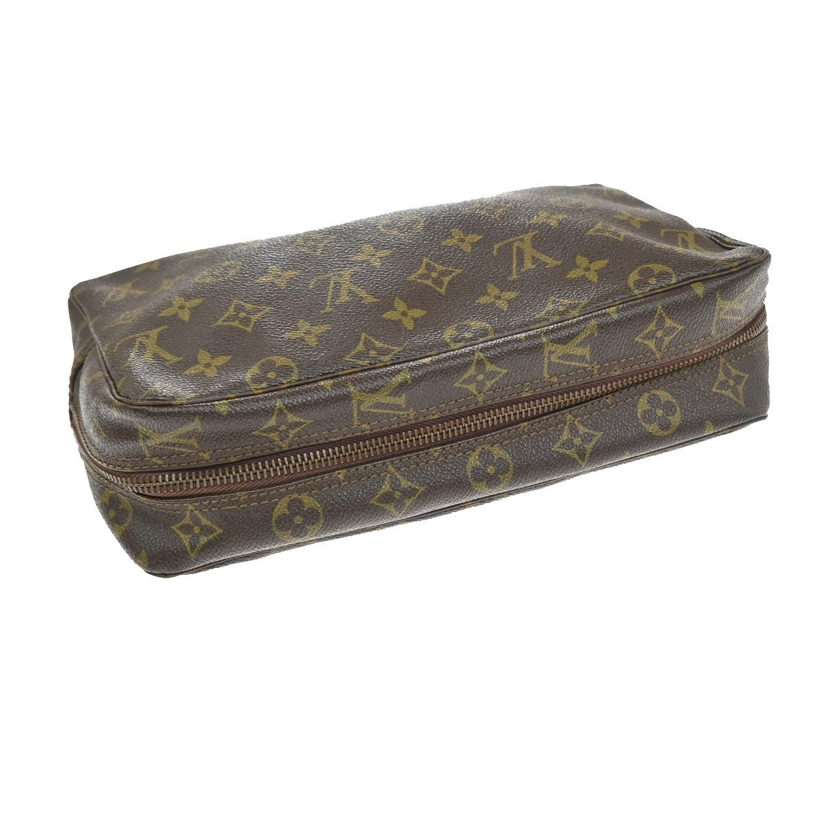 Louis Vuitton Trousse Toiletry Monogram Canvas Brown Canvas Toiletry Case Accessory (Pre-Owned)