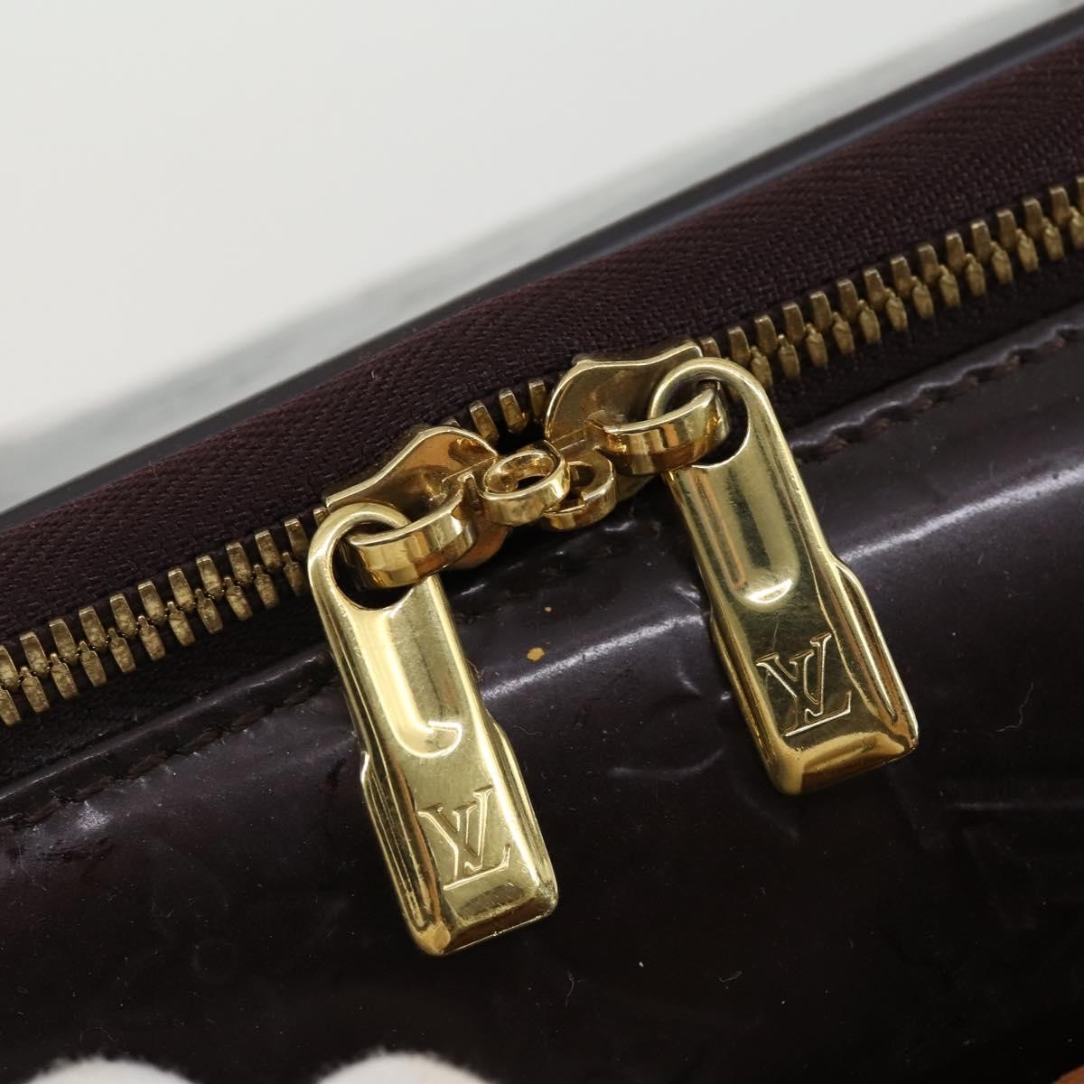 Louis Vuitton Pegase Luggage Monogram Vernis Brown Patent_Leather Travel Bag Bag (Pre-Owned)