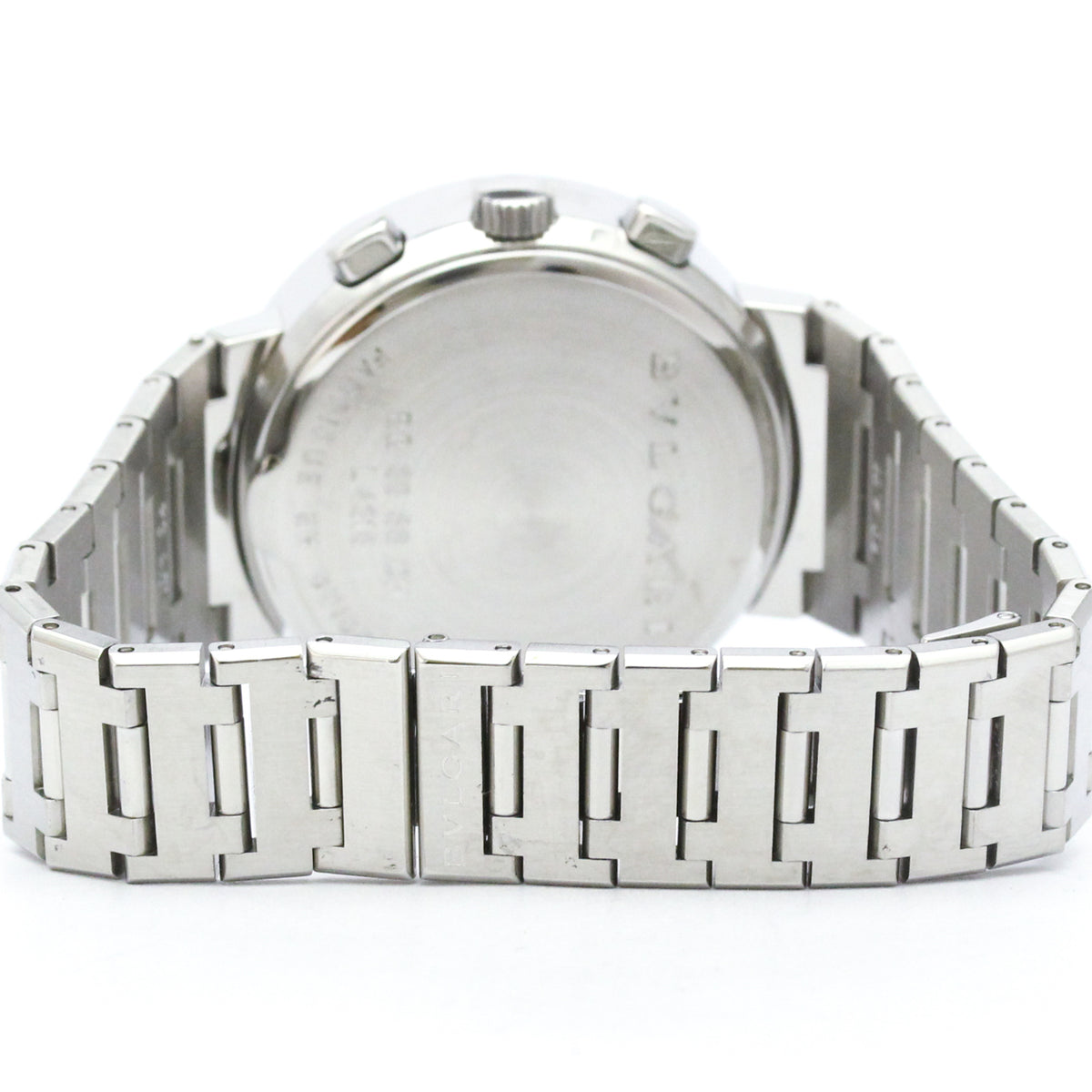 Bvlgari Bvlgari Bvlgari Chronograph Automatic Stainless Steel Watch (Pre-Owned)
