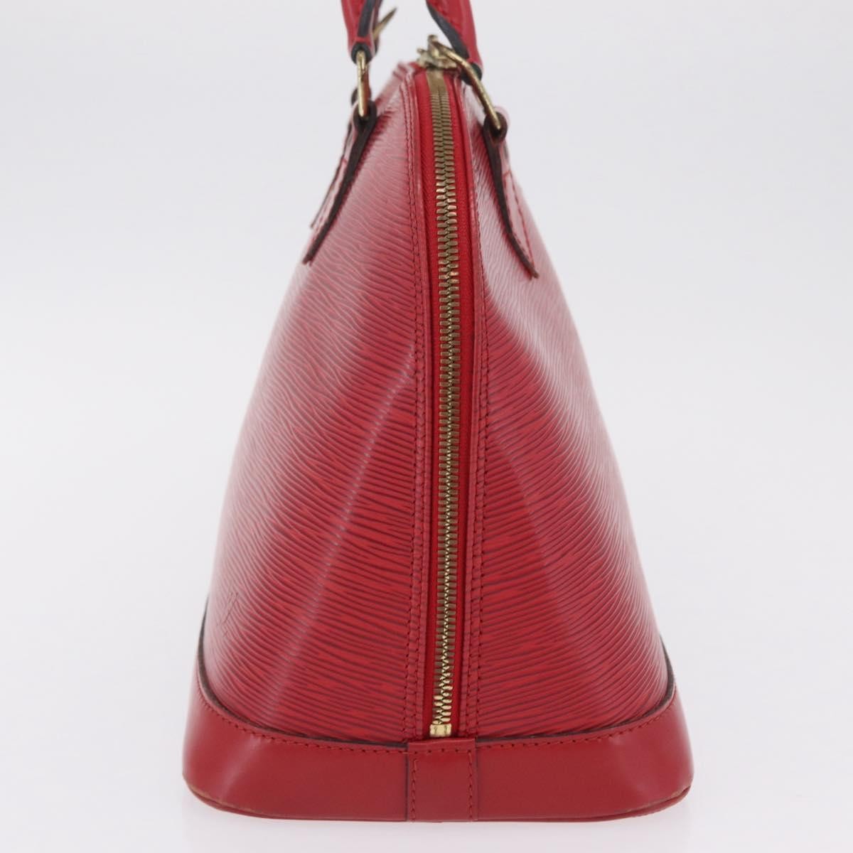 Louis Vuitton Alma Epi Leather Red Leather Handbag (Pre-Owned)