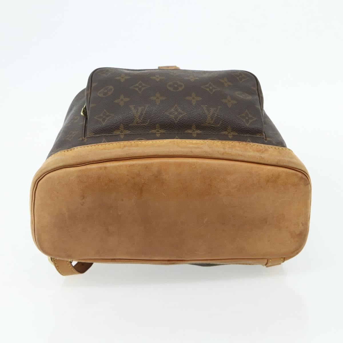 Louis Vuitton Vintage Montsouris Monogram Canvas Brown Canvas Backpack Bag (Pre-Owned)