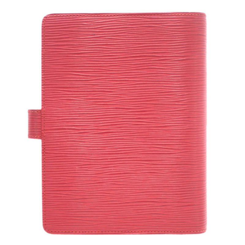 Louis Vuitton Agenda Mm Red Leather Wallet  (Pre-Owned)