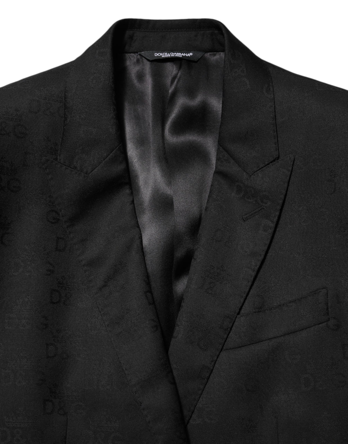 Dolce & Gabbana Black MARTINI 2 Buttons Suit Jacket Men's Blazer