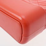 Chanel Gabrielle Orange Leather Shoulder Bag (Pre-Owned)