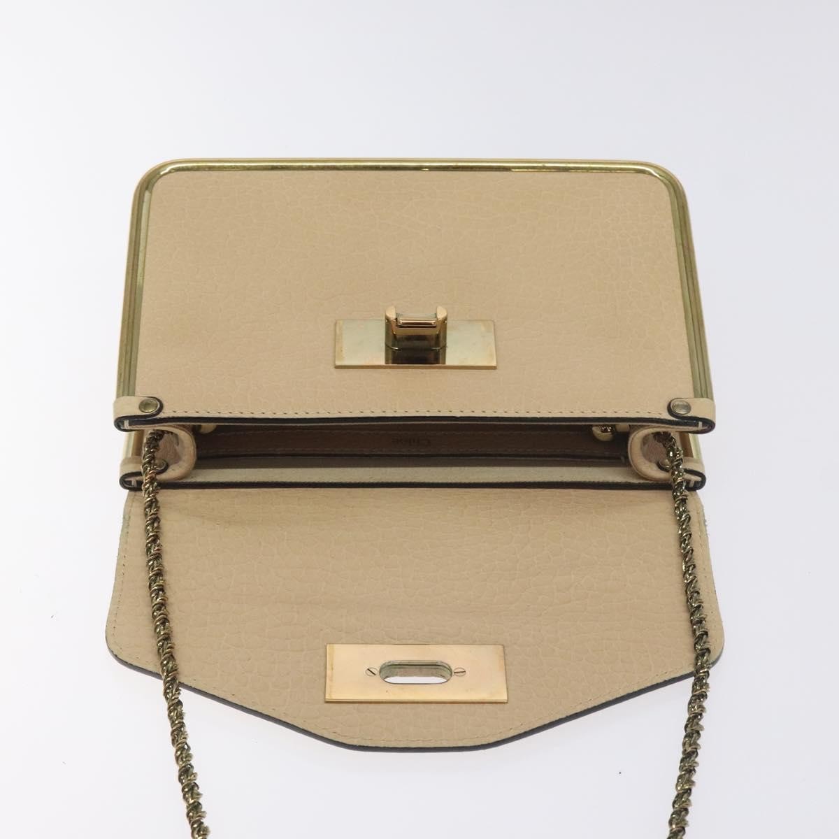 Chloe Sally Leather Beige Leather Bag (Pre-Owned)