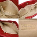 Chanel Shopping Red Leather Tote Bag (Pre-Owned)