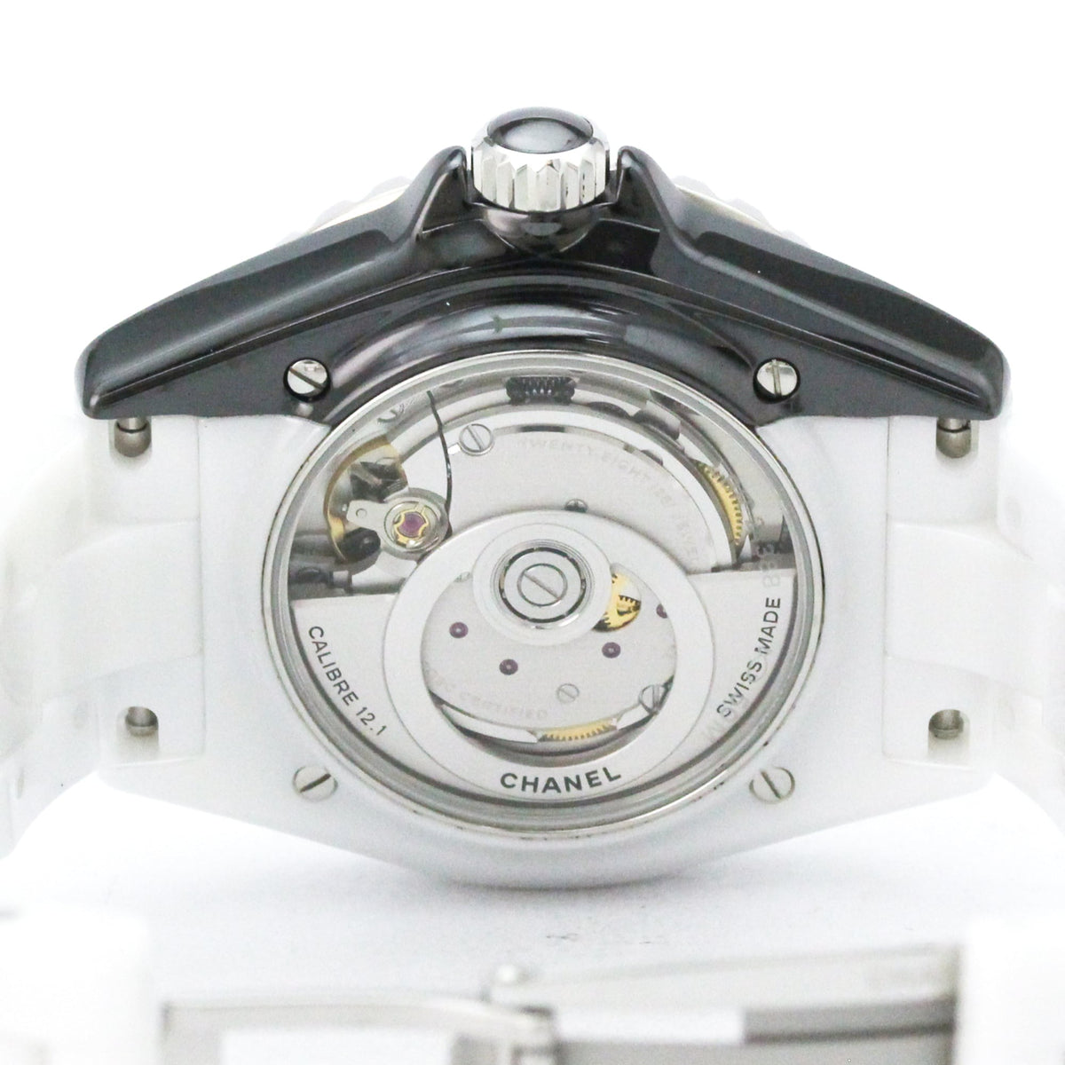Chanel J12 Automatic Ceramic And Stainless Steel Watch (Pre-Owned)
