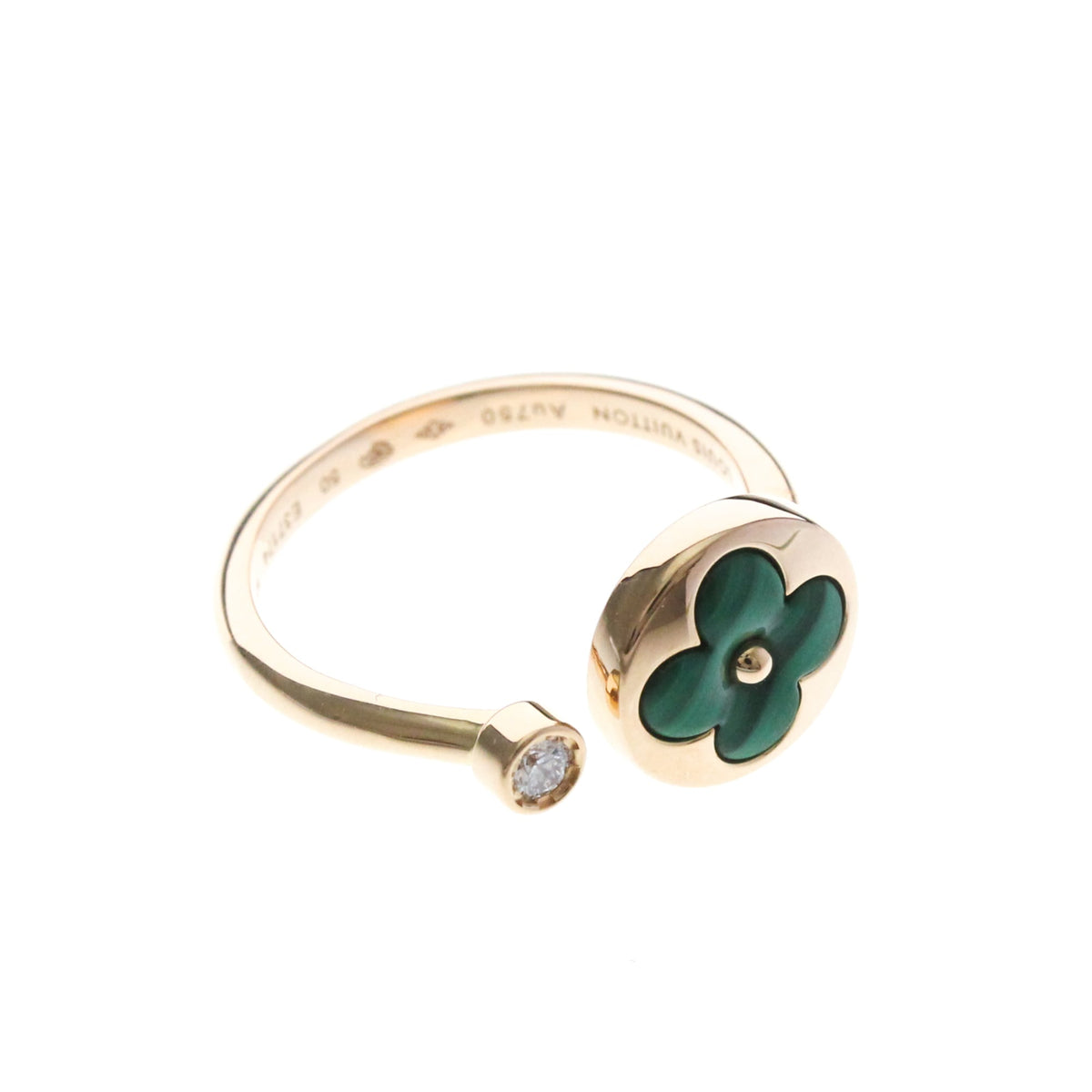 Louis Vuitton Color Blossom Mini Sun 18K Rose Gold With Mother Of Pearl And Diamond Gold Pink_Gold Ring Jewelry (Pre-Owned)