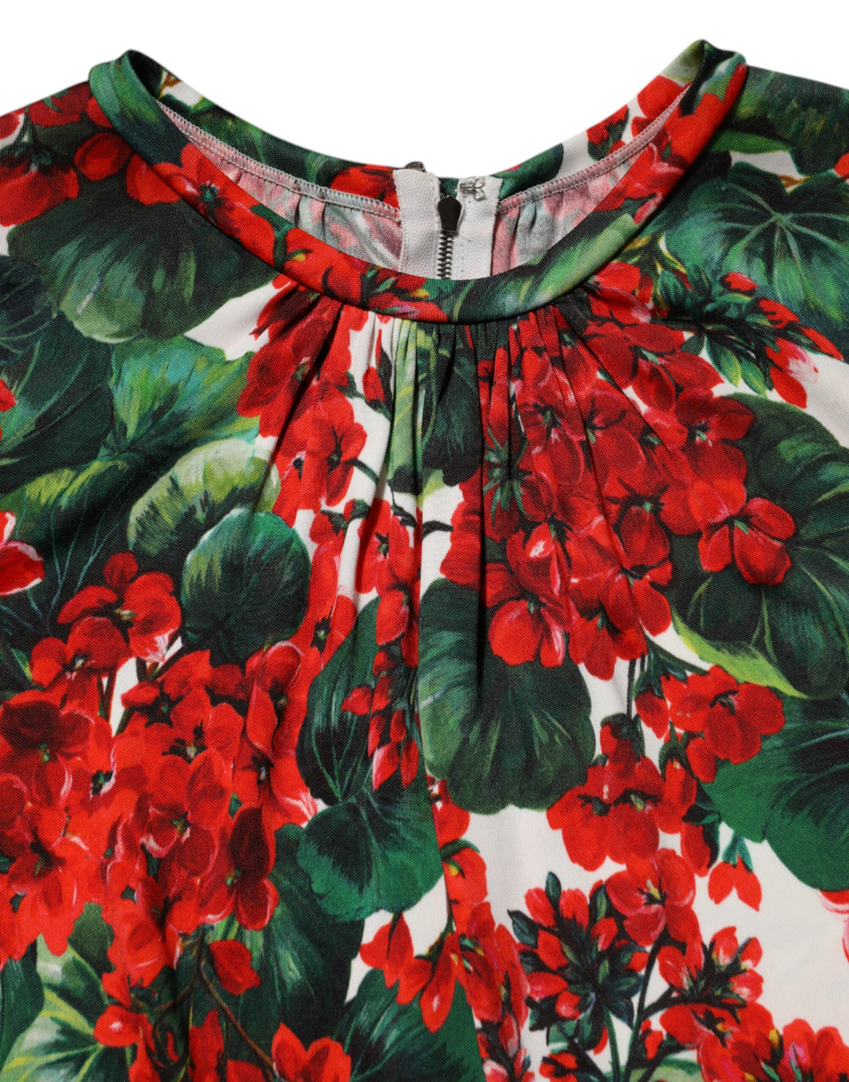 Dolce & Gabbana Multicolor Floral Short Portofino Women's Dress