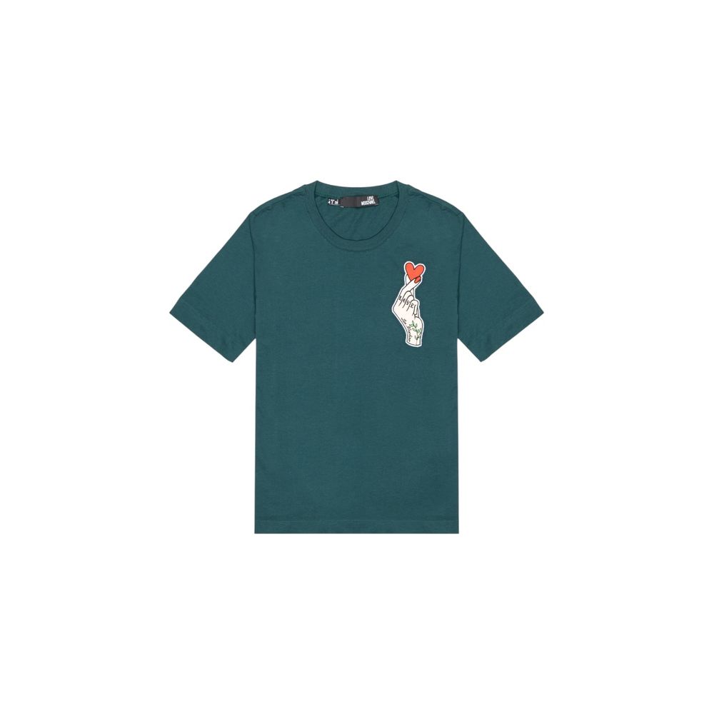 Love Moschino Black Cotton Women's T-Shirt