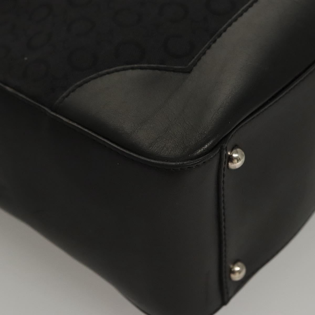 Celine C Macadam Canvas Black Canvas Handbag (Pre-Owned)