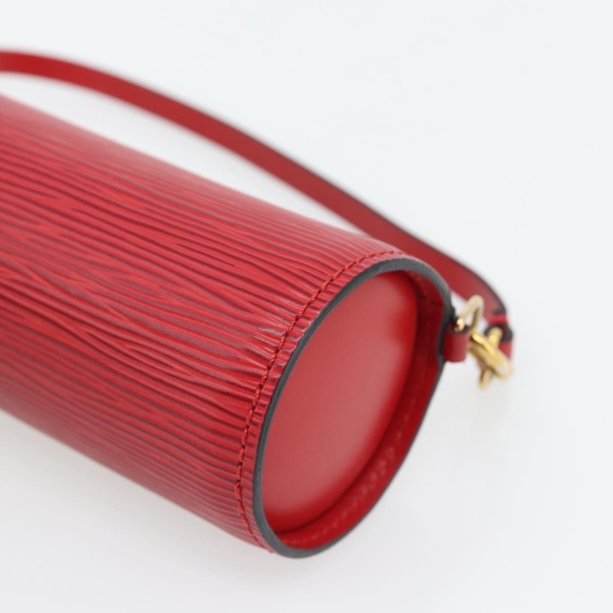 Louis Vuitton Soufflot Pochette Epi Leather Red Leather Clutche & Pouche Bag (Pre-Owned)