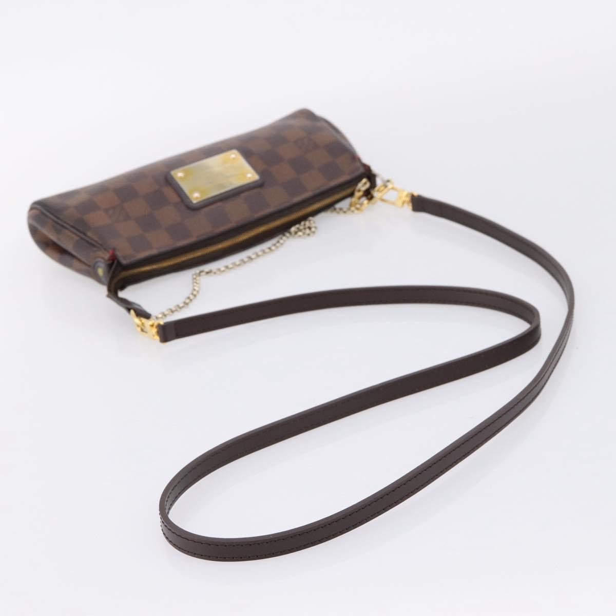 Louis Vuitton Eva Damier Brown Canvas Handbag (Pre-Owned)