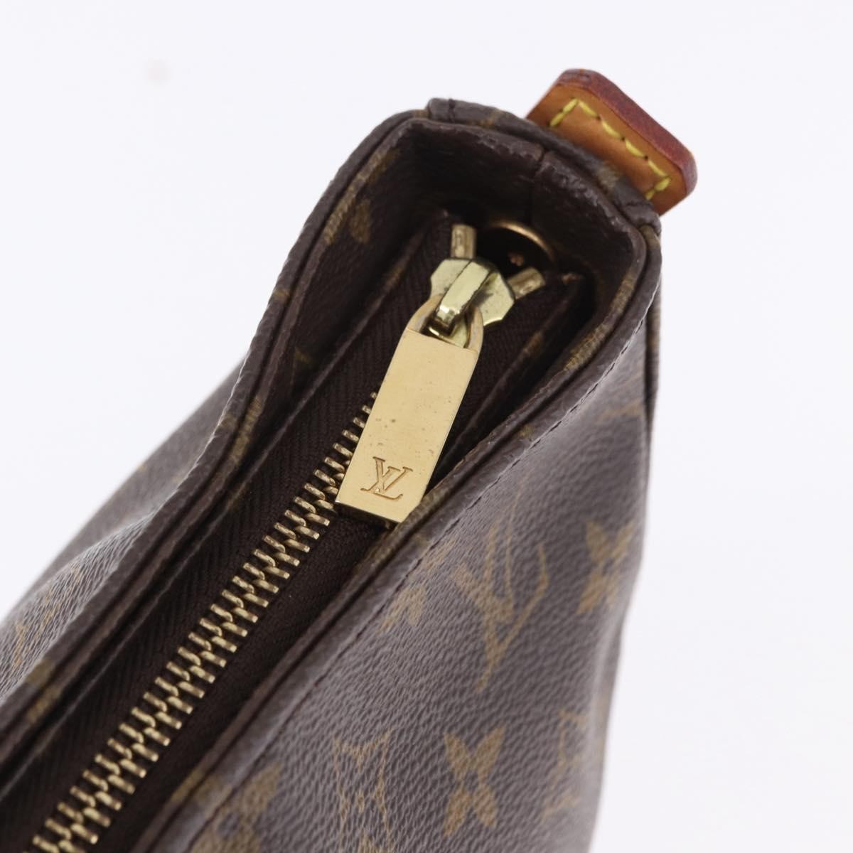 Louis Vuitton Looping Monogram Canvas Brown Canvas Handbag (Pre-Owned)