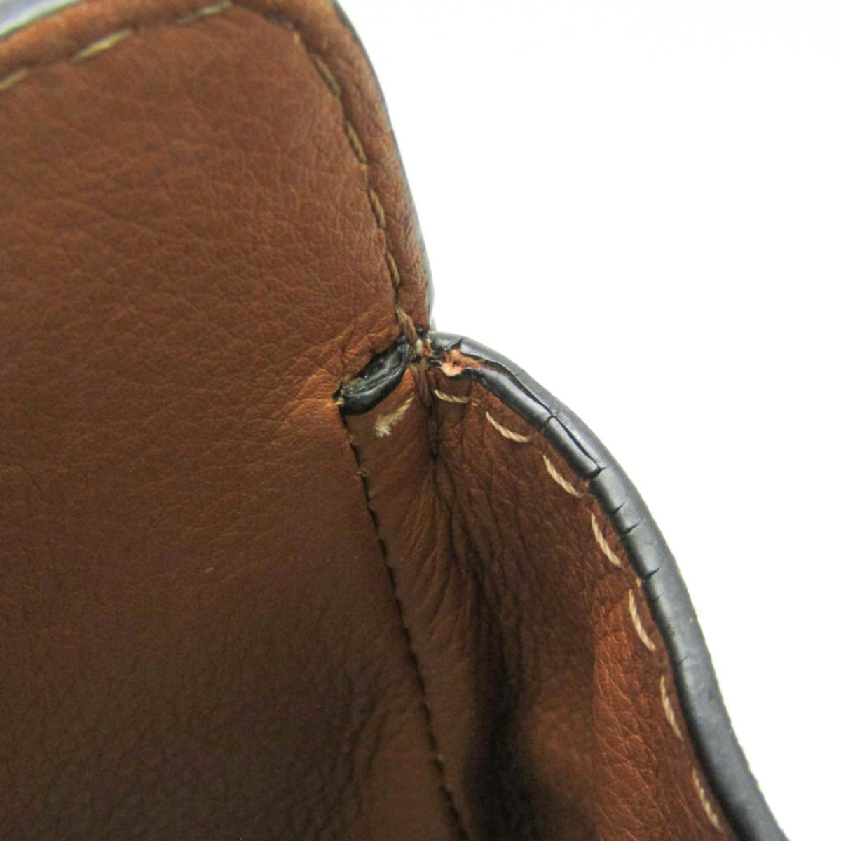 Loewe Hammock Leather And Canvas Brown Leather Handbag (Pre-Owned)
