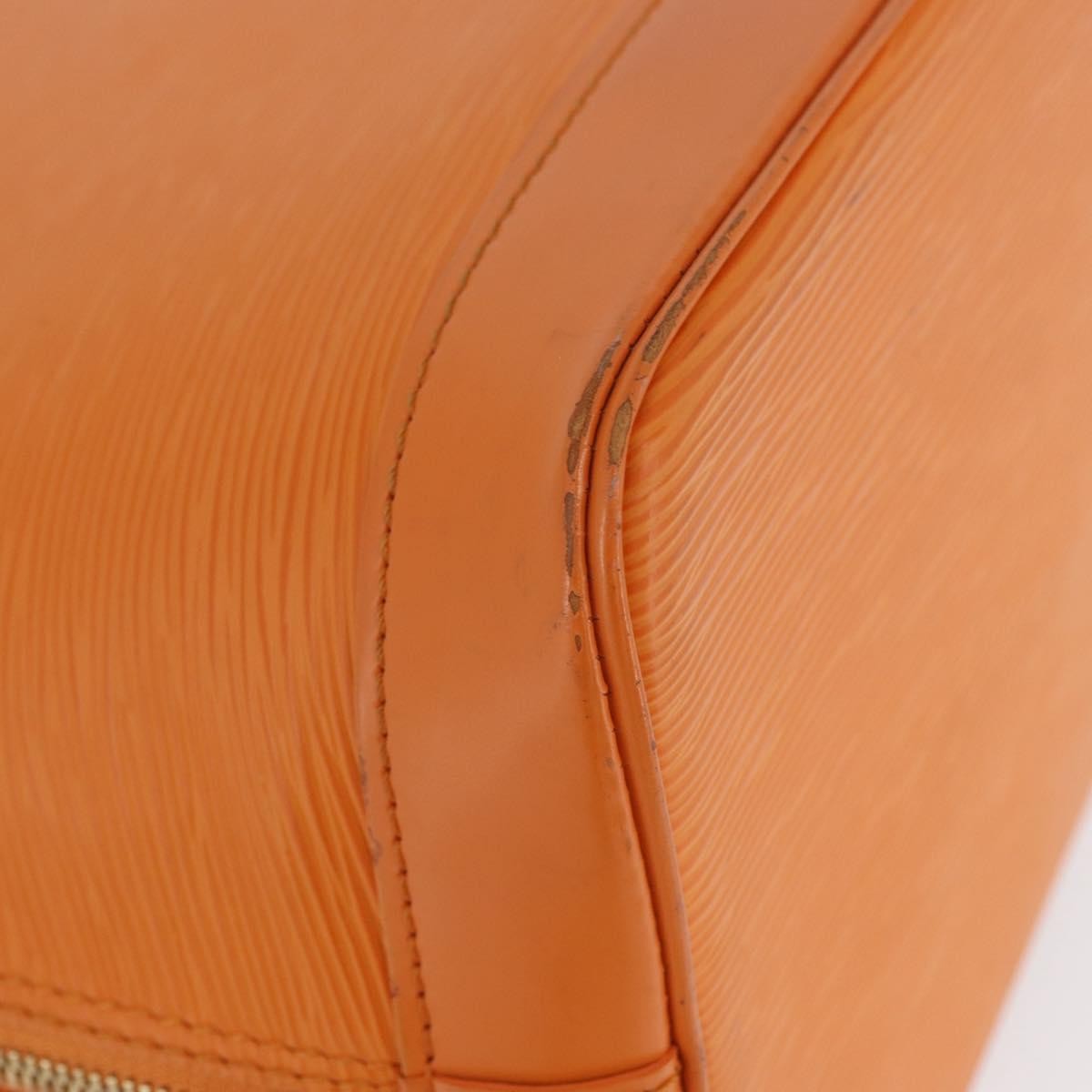 Louis Vuitton Vintage Alma Epi Leather Orange Leather Handbag (Pre-Owned)
