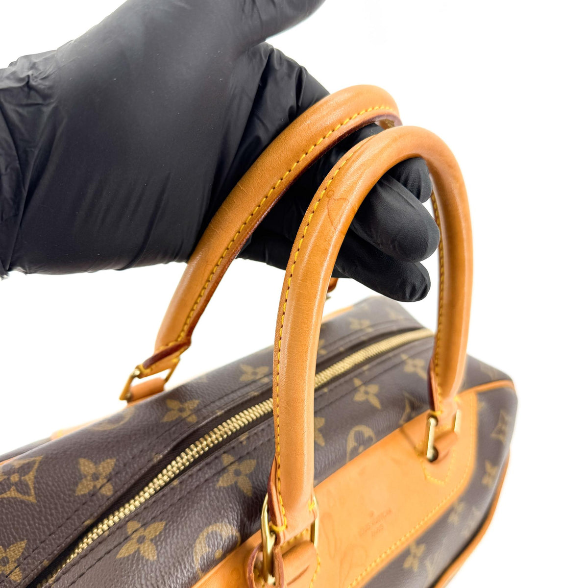 Louis Vuitton Trouville Monogram Canvas Brown Canvas Handbag (Pre-Owned)